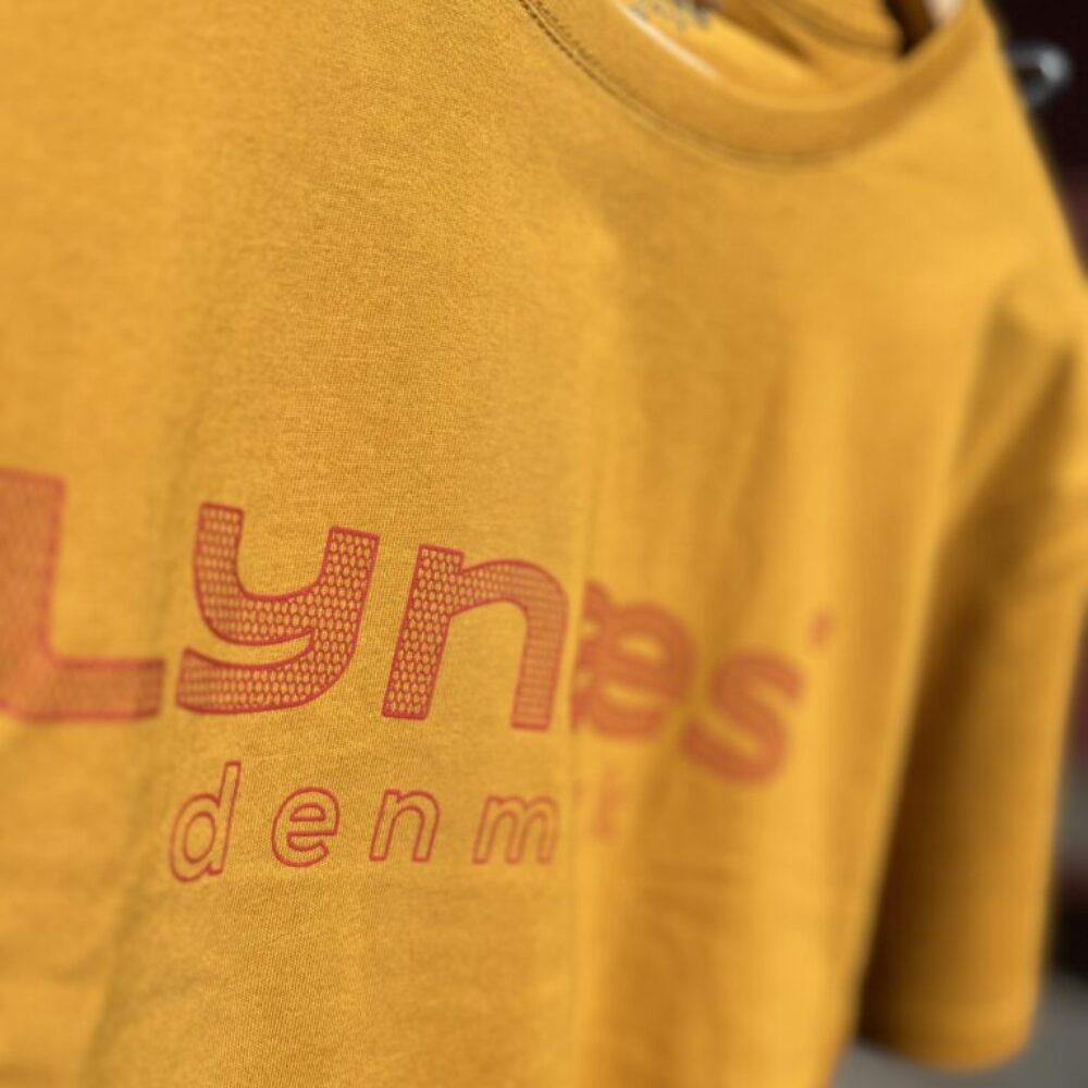 LYNÆS t-shirt, original, gul